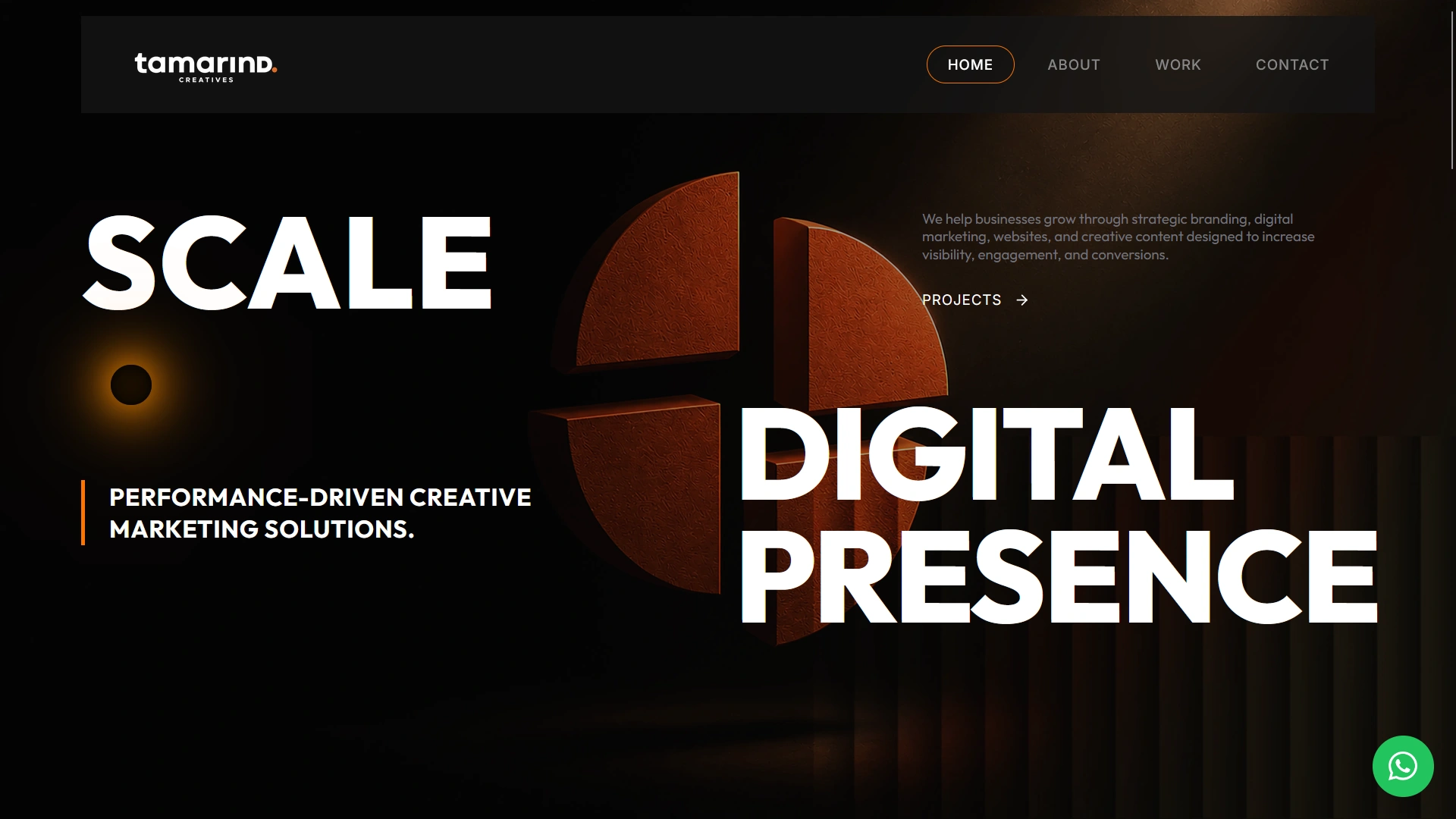 Tamarind Creatives website preview